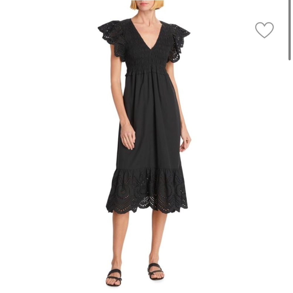 RAILS
Clementine Embroidered Midi-Dress